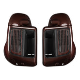 HR3 Midnight Crimson Vented Lower Fairing Kit For Harley Touring Models 2014-2023 / Fits water cooled models